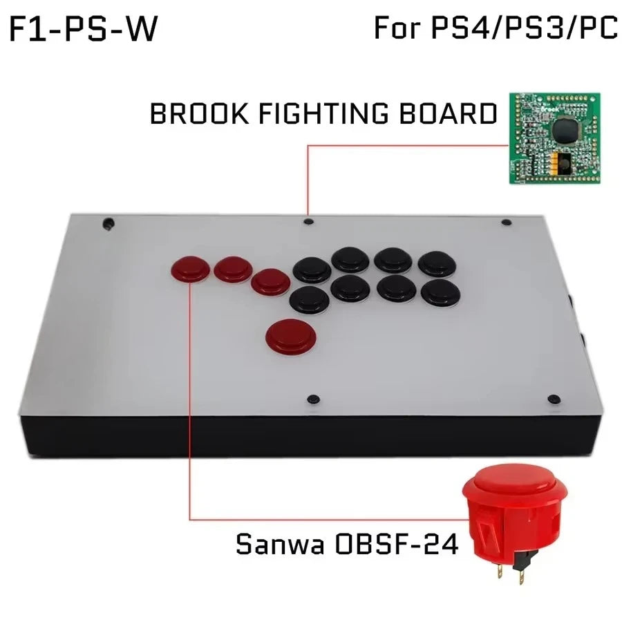FightBox Fighting Board UP5 Hitbox Fight Stick for PS5/PS4/PC