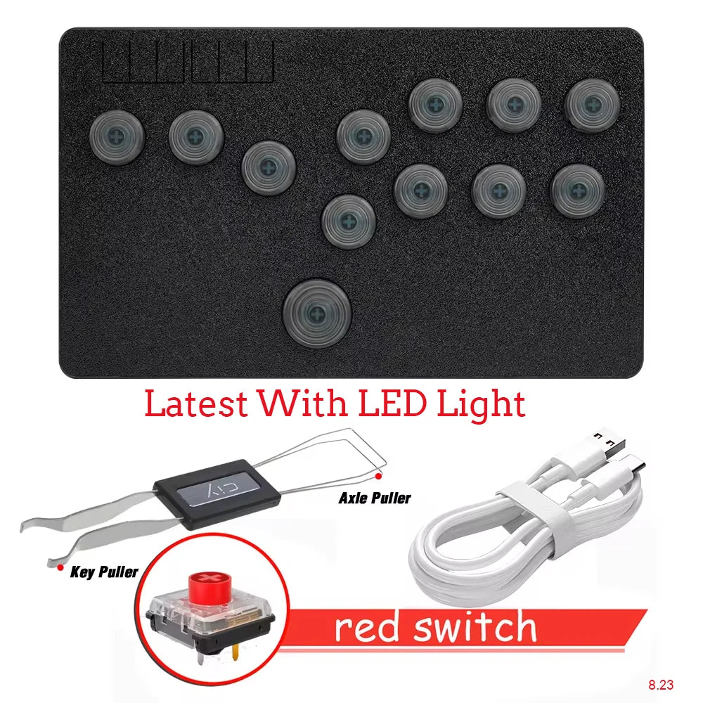 Flatbox Original Hitbox Controller GP2040-CE for PC, PS4, Switch