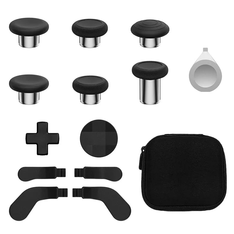 13 in 1 Metal Thumbsticks Joystick Cap For Xbox One Elite Series 2 Controller 6 Swap Stick 4 Paddles And D-Pads Accessories