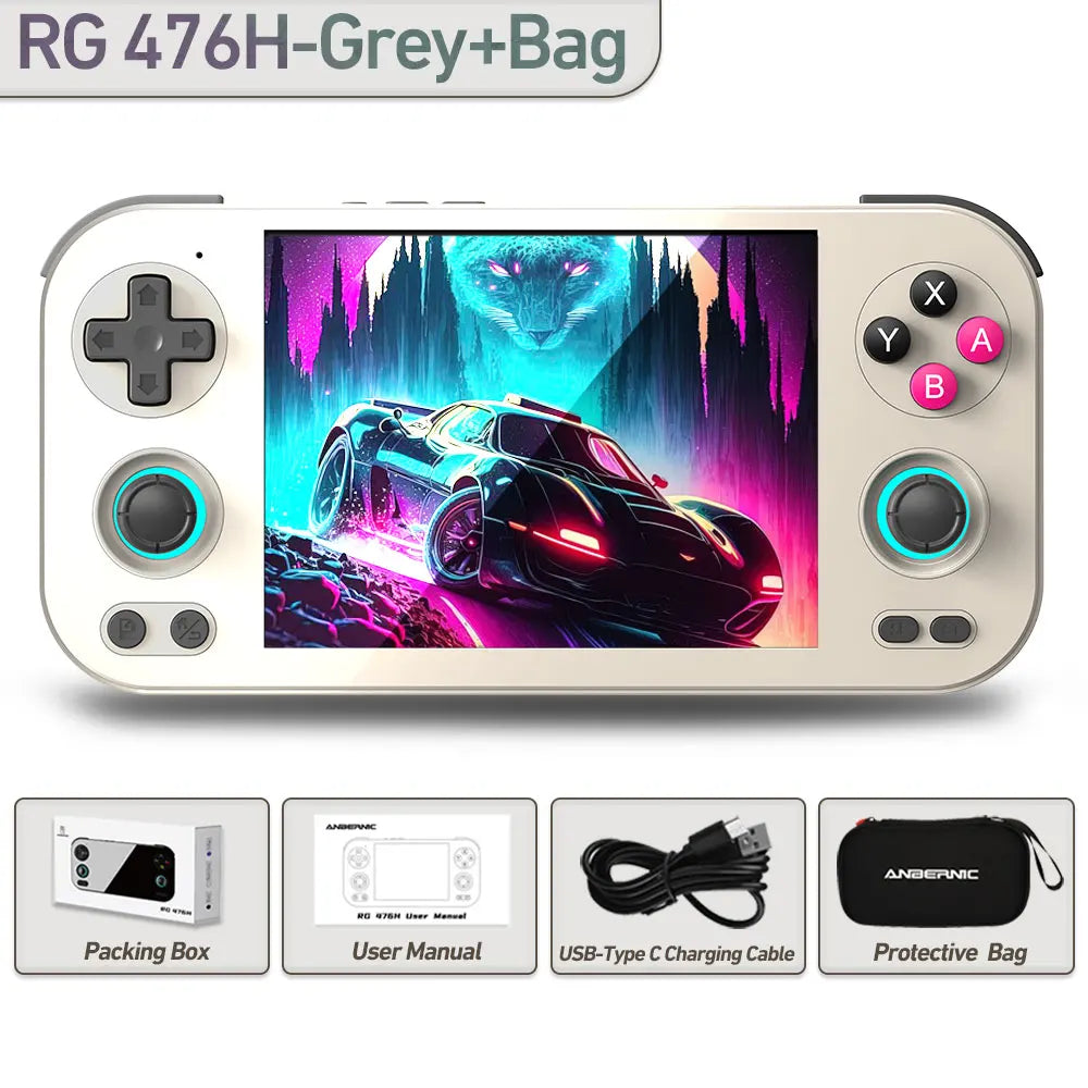 ANBERNIC RG476H Handheld Console, 4.7 Inch LTPS, Android 13, T820
