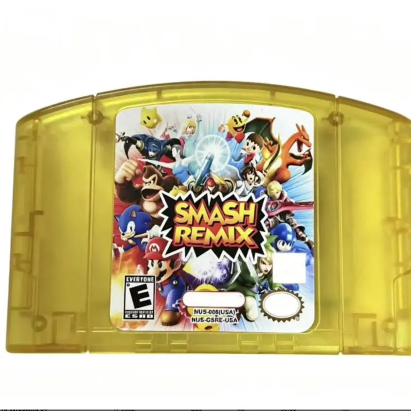 N64 USA NTSC Version 64 Bit Console Video Games Cartridge Smash REMIX V1.1.1 V1.5.1 1.4.1 Collection Gifts Toys