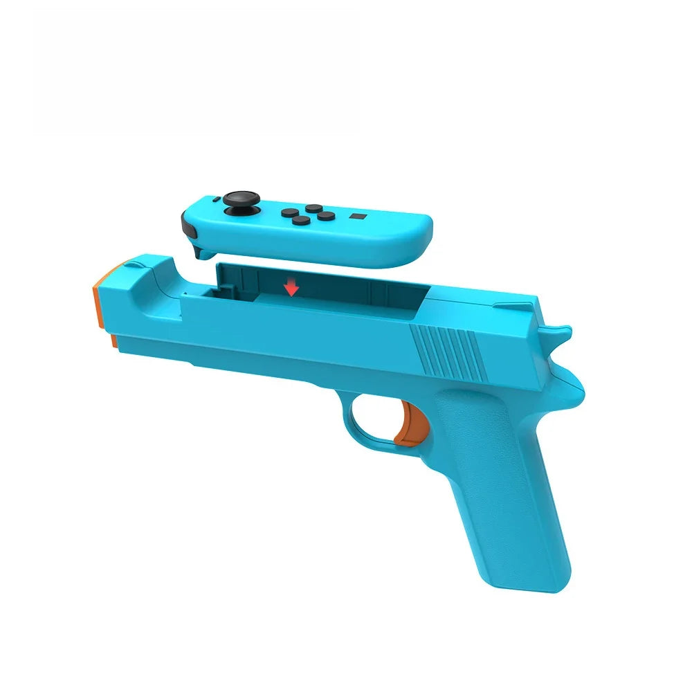 2 PCS Nintendo Switch Gun Grips for NS OLED, Shooting Games