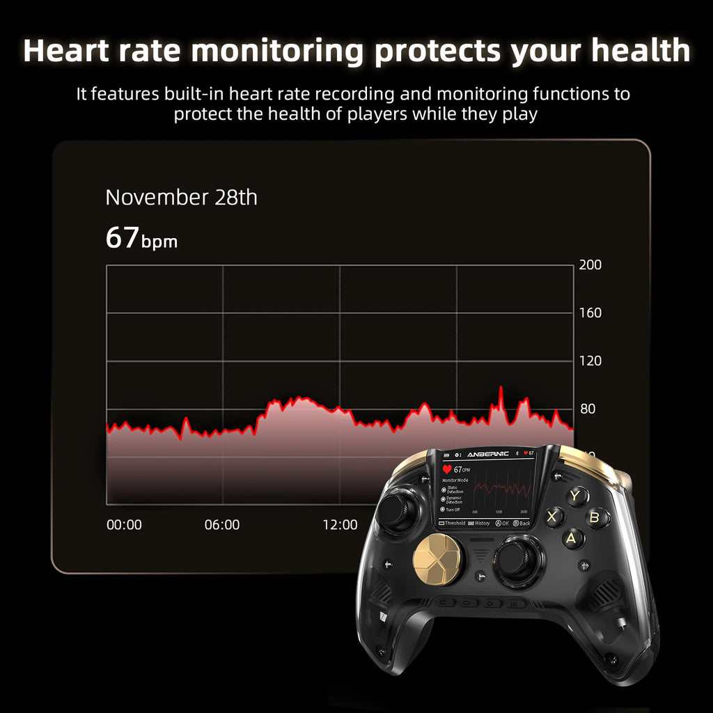 ANBERNIC RG G01 Controller, Hall Effect Gamepad with IPS Screen