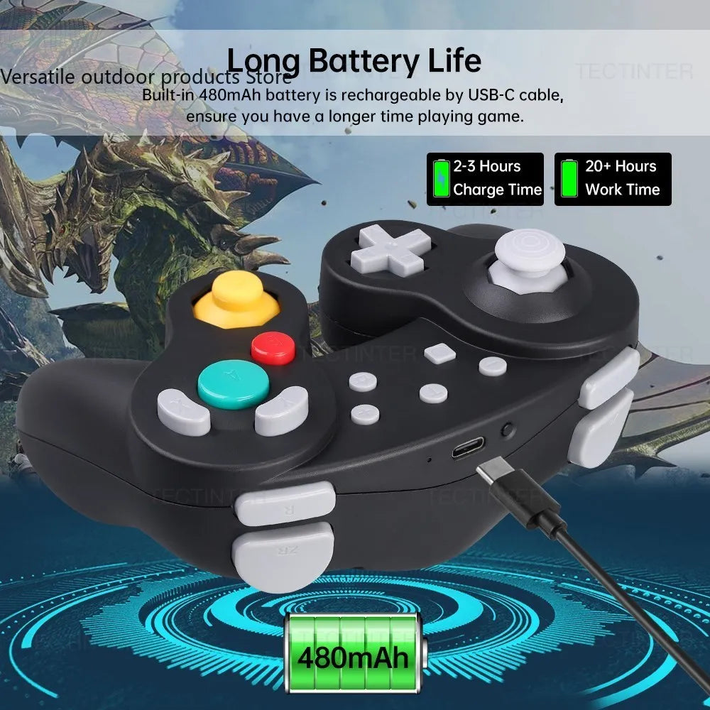 Bluetooth GameCube-Style Controller for Nintendo Switch 2, PC