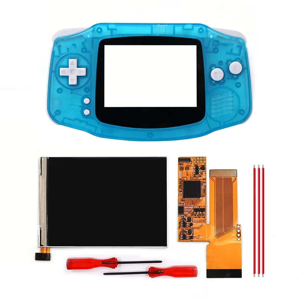 3.2 inch V2 IPS LCD Screen Backlight Backlit 10 Levels Brightnesss MOD For GameBoy Advance GBA Console