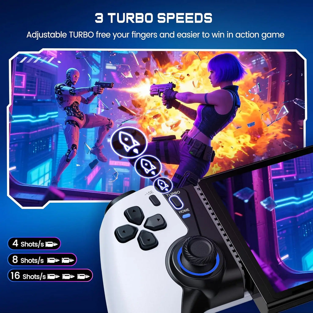 DinoFire Hall Joystick Controller for iPhone, Android & Switch