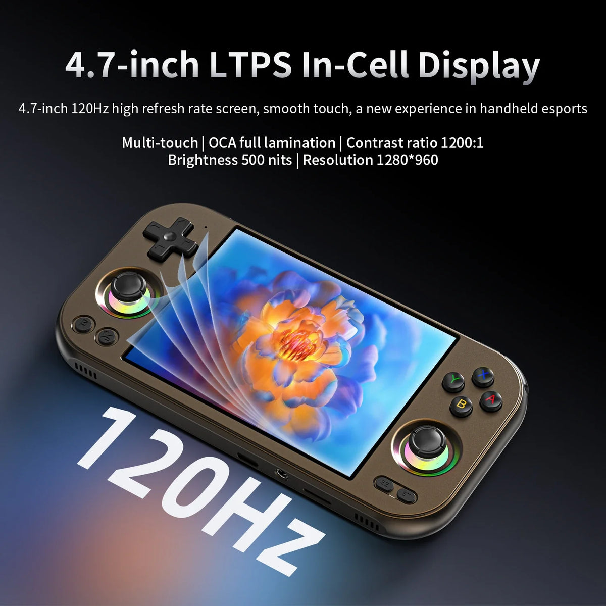 Anbernic RG 477M Android Handheld, 4.7-inch LTPS, Dimensity 8300