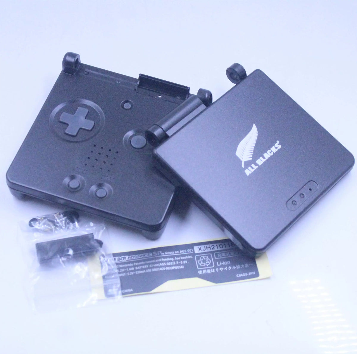GBA SP (Game Boy Advance SP) Printed DIY Replacement Shell