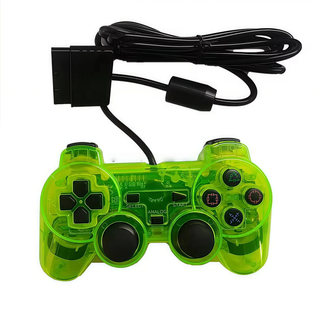 Wired Gamepad Controller for PlayStation 2 Console & PC