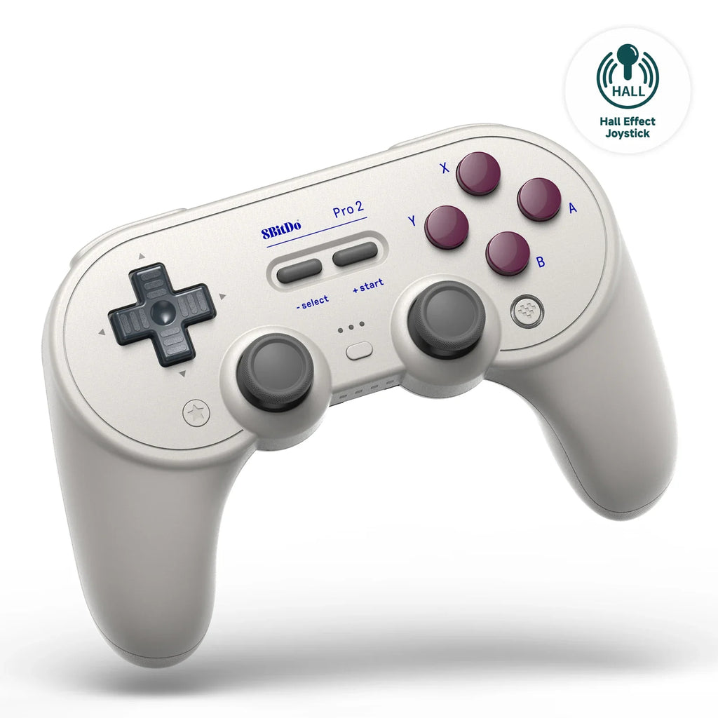 8BitDo Pro 2 Bluetooth Gamepad with Hall for Switch, PC, Android