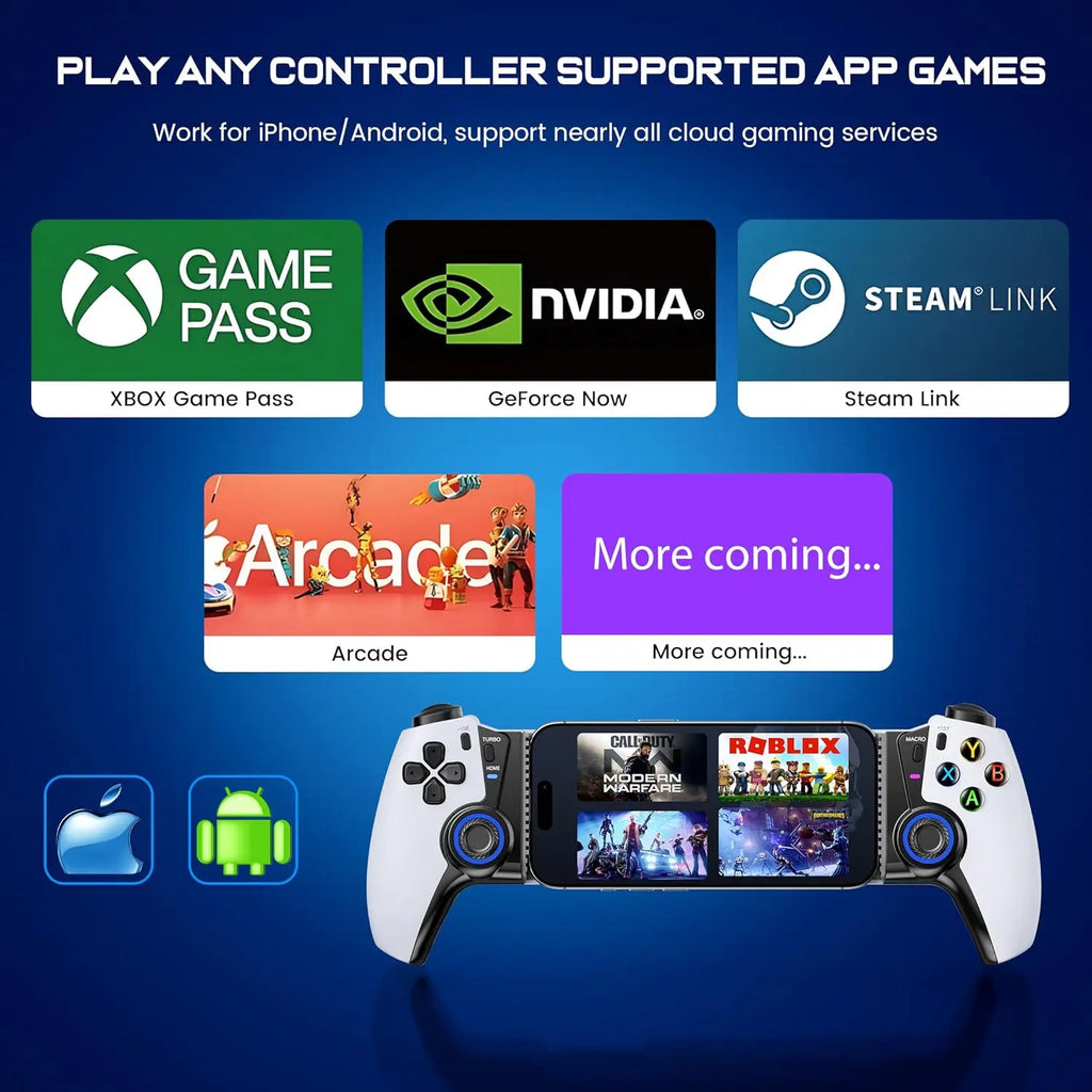DinoFire Hall Joystick Controller for iPhone, Android & Switch