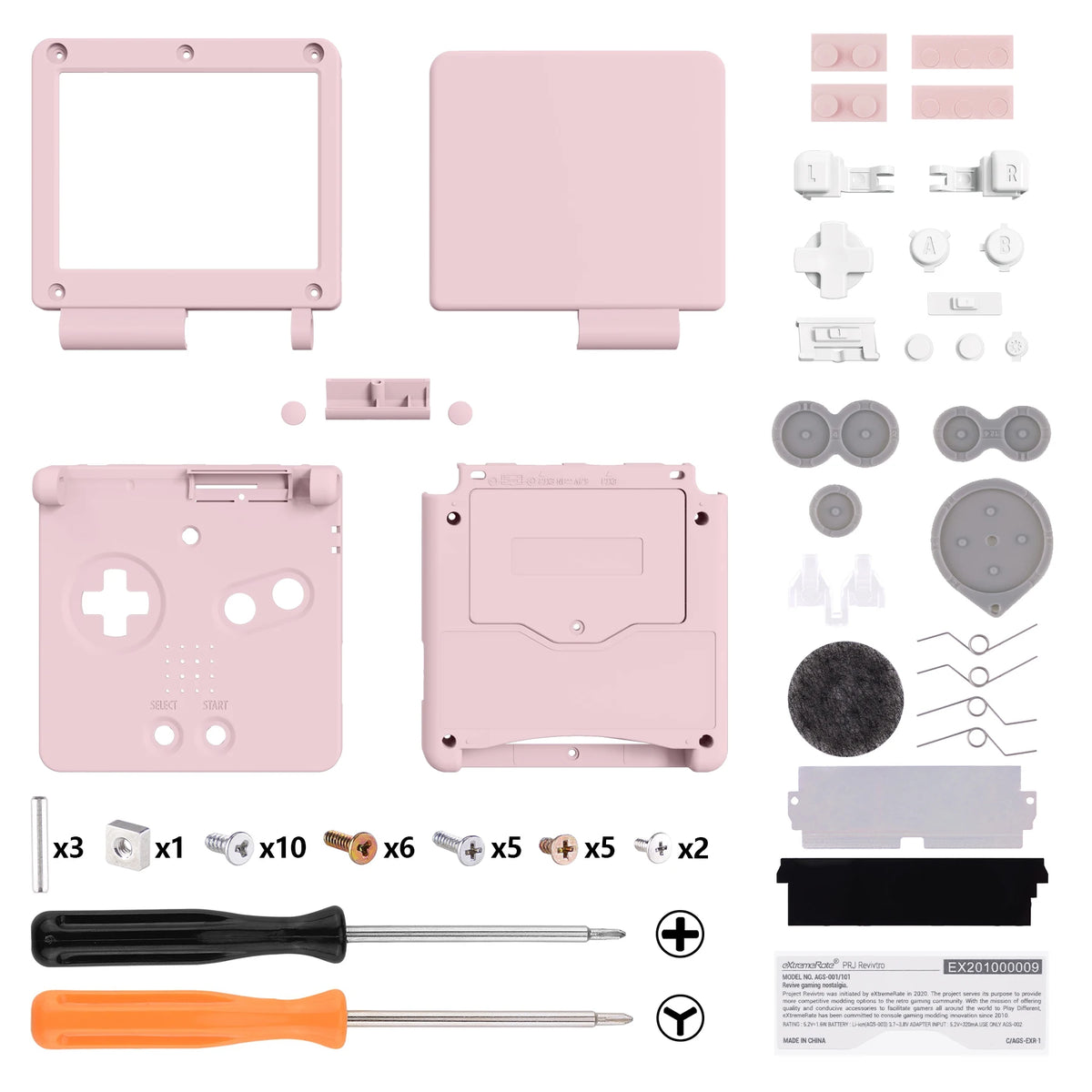 eXtremeRate IPS Ready Shell for GBA SP, IPS & Standard LCD