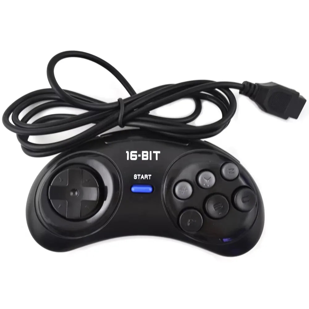 2pcs/1pc Game controller for SEGA Genesis for 16 bit handle controller 6 Button Gamepad for SEGA MD Game Accessories