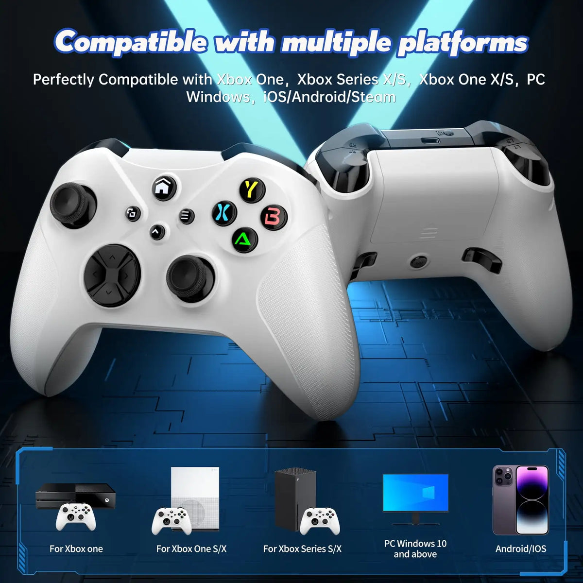 Bonadget Wireless Xbox One Series X/S PC Controller Hall Effect