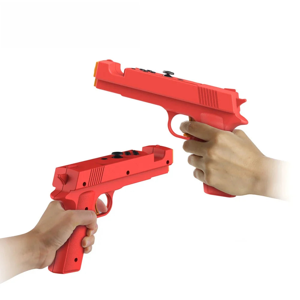 2 PCS Nintendo Switch Gun Grips for NS OLED, Shooting Games