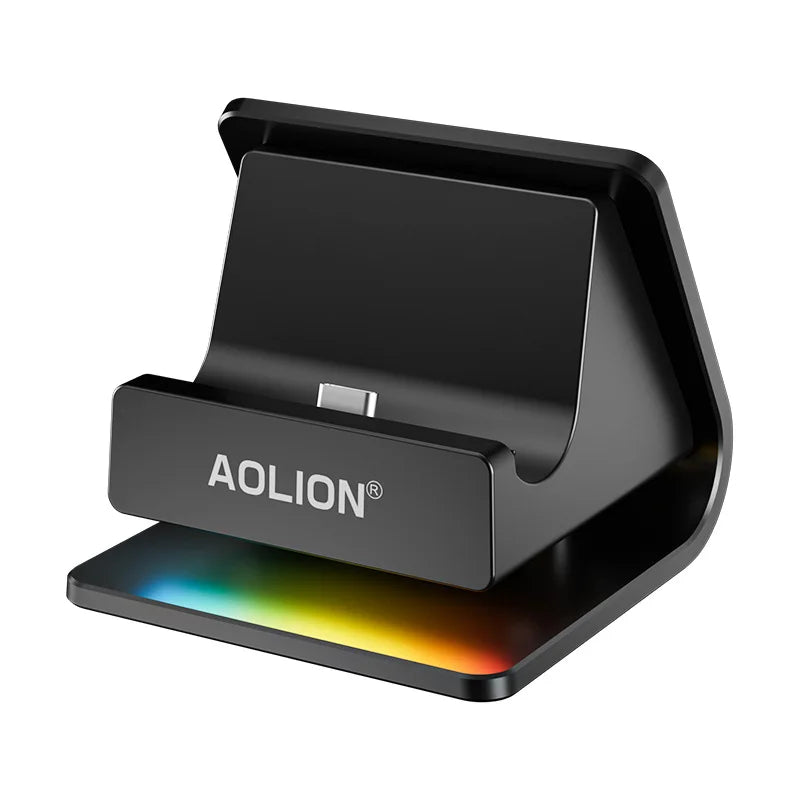 AOLION Nintendo Switch 2 Fast Charging Stand, RGB Light