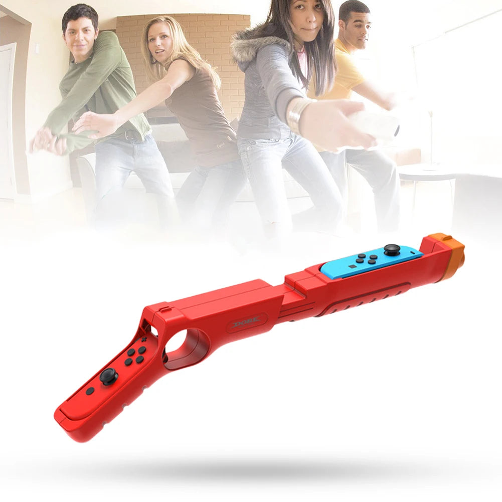 Switch OLED Controller Hand Grip Holder, ABS Red or Blue