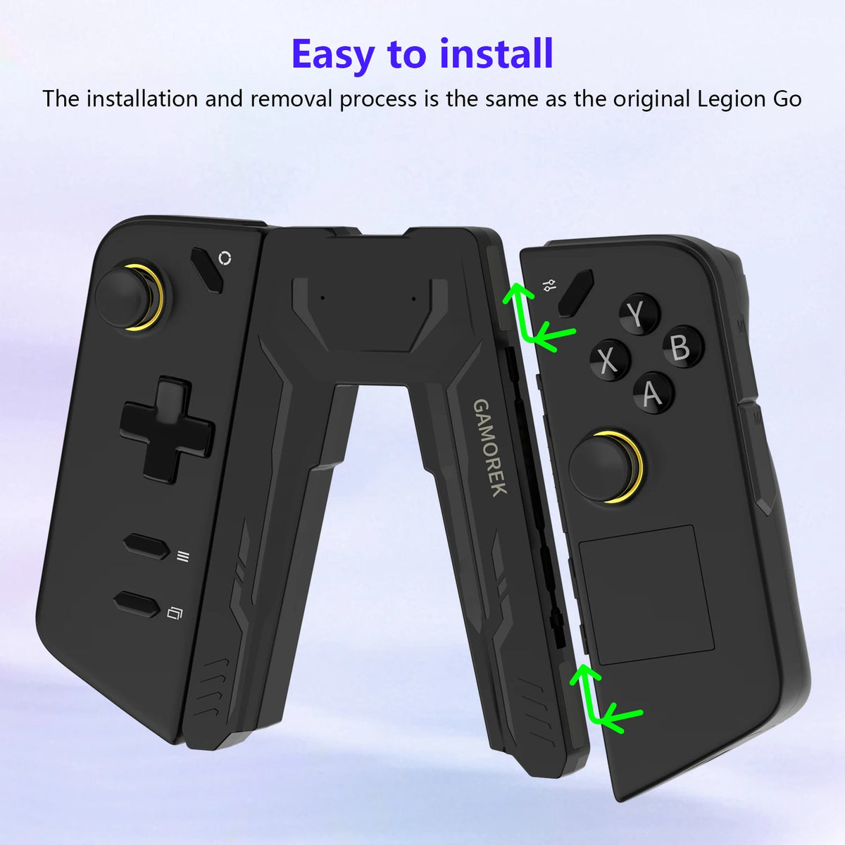 Legion Go Controller Connector with USB-C Charging Grip, RGeek