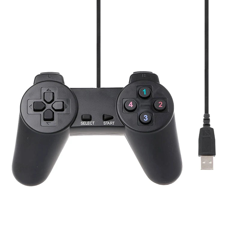 USB 2.0 Wired Multimedia Gamepad Gaming Joystick Joypad Wired Game Controller For Laptop Computer PC