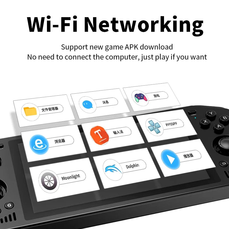 HOT X28 Handheld Game Console 5.5-Inch IPS Touch Screen