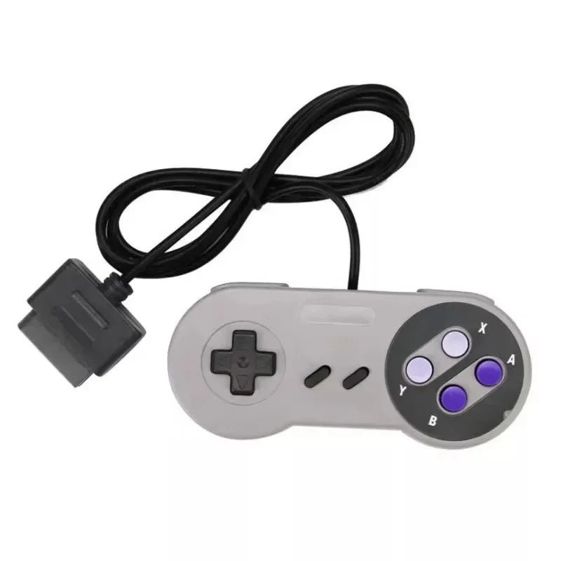 Replacement Wired Gamepad for SNES 16 Bit Video Game Console