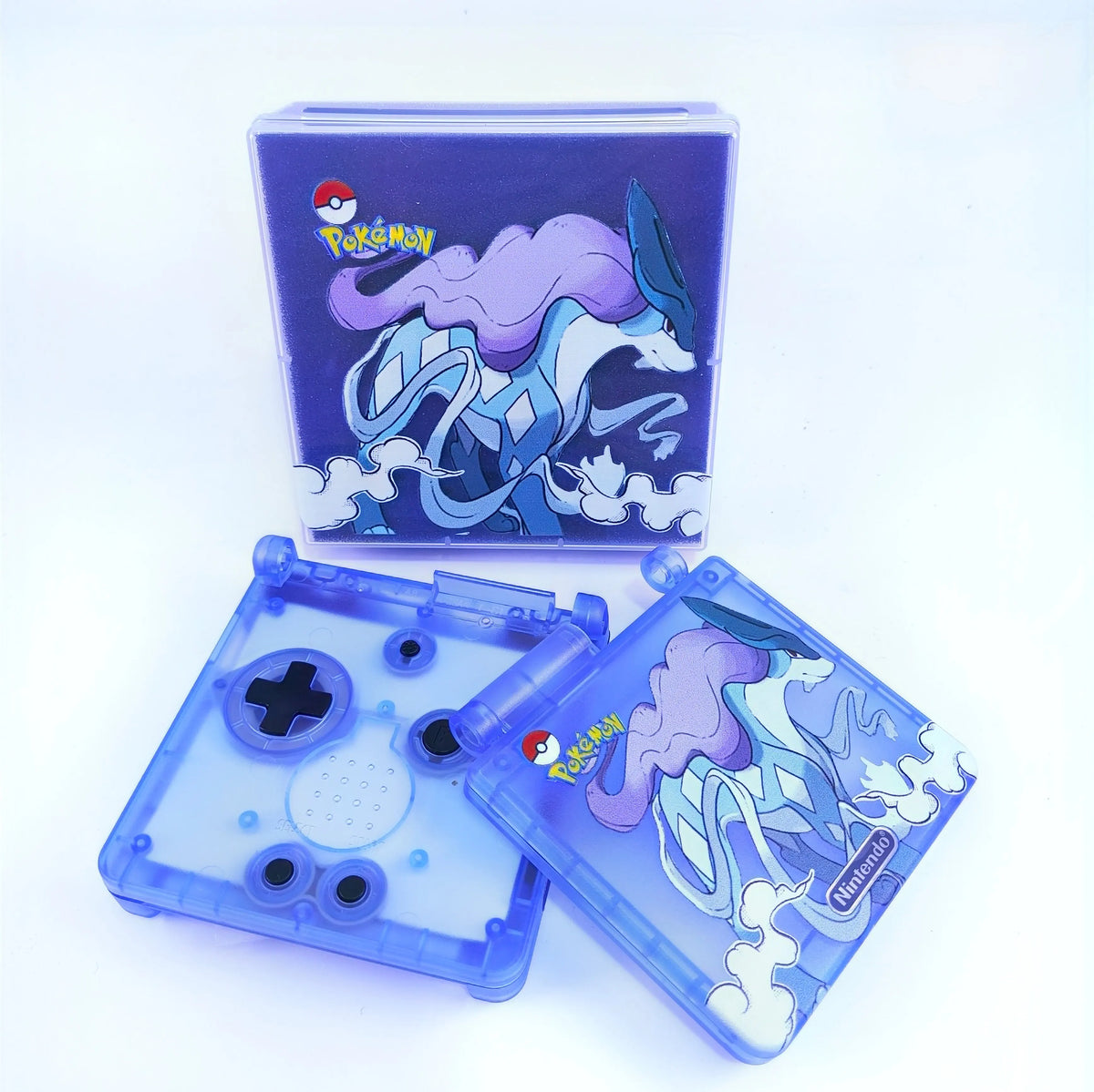 GBA SP Color Printed Replacement Shell, Creative DIY Housing