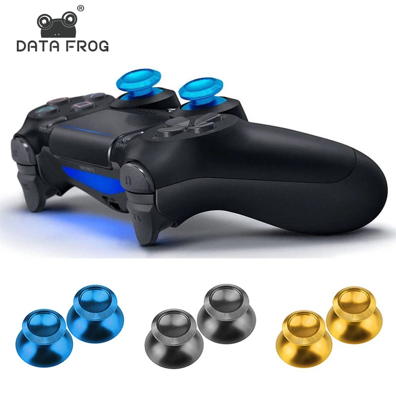 Data Frog Metal Thumbsticks for PS4 Slim/Pro, Xbox One Slim