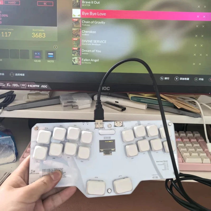 MCstudio Mixbox Fighting Keyboard Arcade Controller for Steam