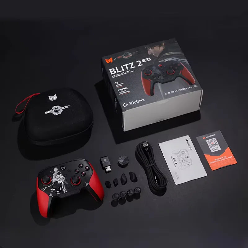 BIGBIGWON Blitz 2 TMR Wireless Controller, 2000Hz, 1000mAh, PC NS