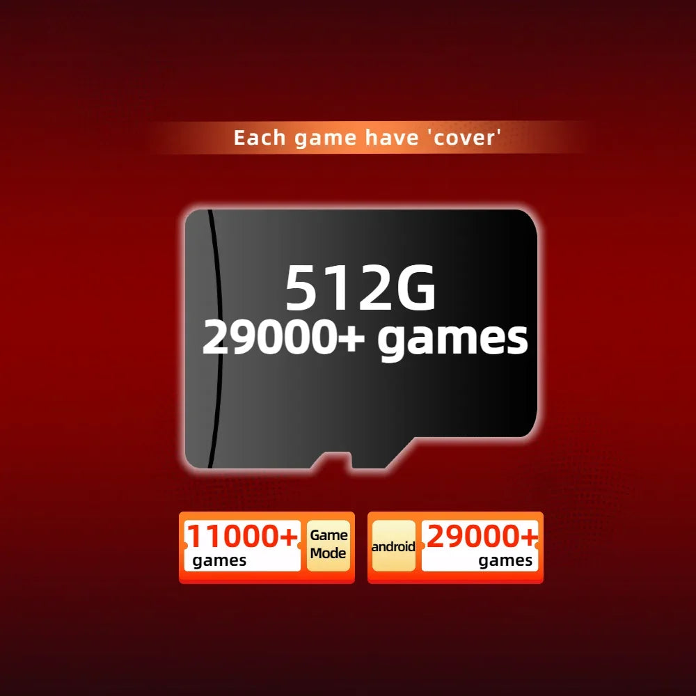 SD Card for Anbernic RG557, Wii U Wii DC SS 60+ Platform Games
