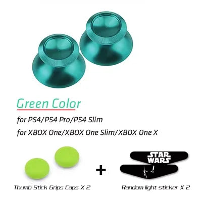 Data Frog Metal Thumbsticks for PS4 Slim/Pro, Xbox One Slim