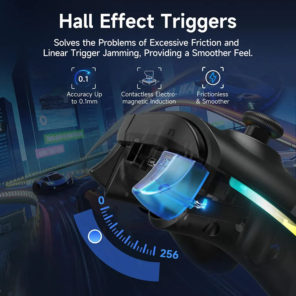 EasySMX X15 Wireless PC Gamepad, Bluetooth, RGB, Hall, Switch