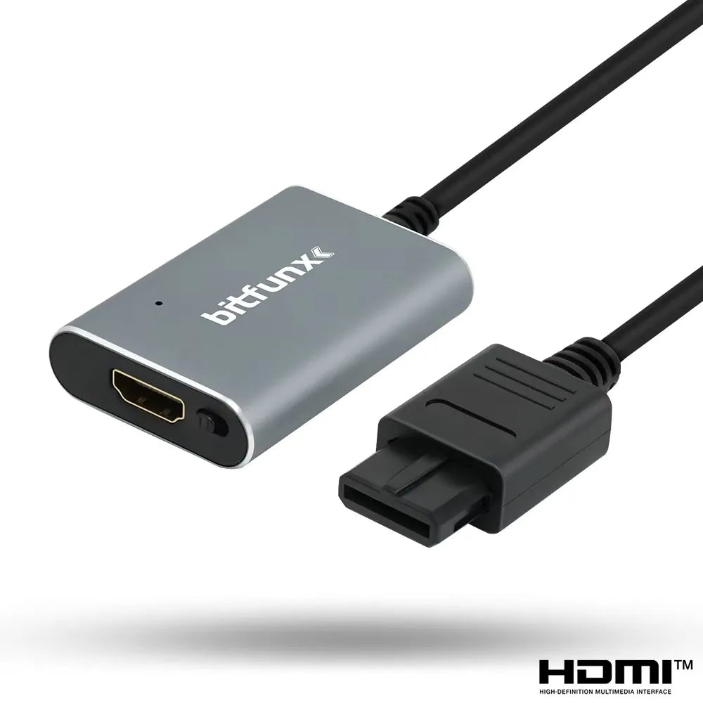 BitFunx SNES Adapter, S-Video and AV to HDMI, 720P