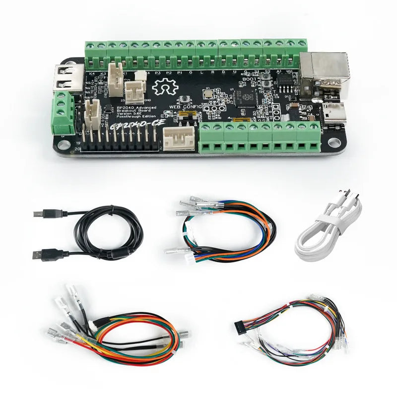RP2040 PICO Advanced V5.6E USB Passthrough Fighting Board for PS4/PC DIY Fight Stick Arcade Hitbox Controller