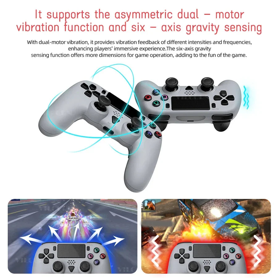 Wireless Gamepad for PS5, PS5 Slim & Pro, Macro Programming, Touchpad
