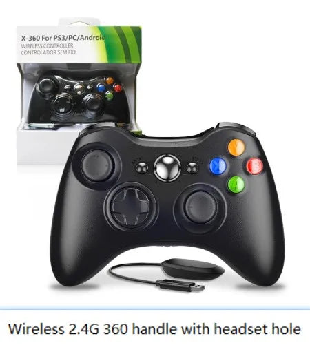 Xbox360 Wired/Wireless Game Controller for PC, P3, Android, Shared Arcade Controller Black Myth Wukong