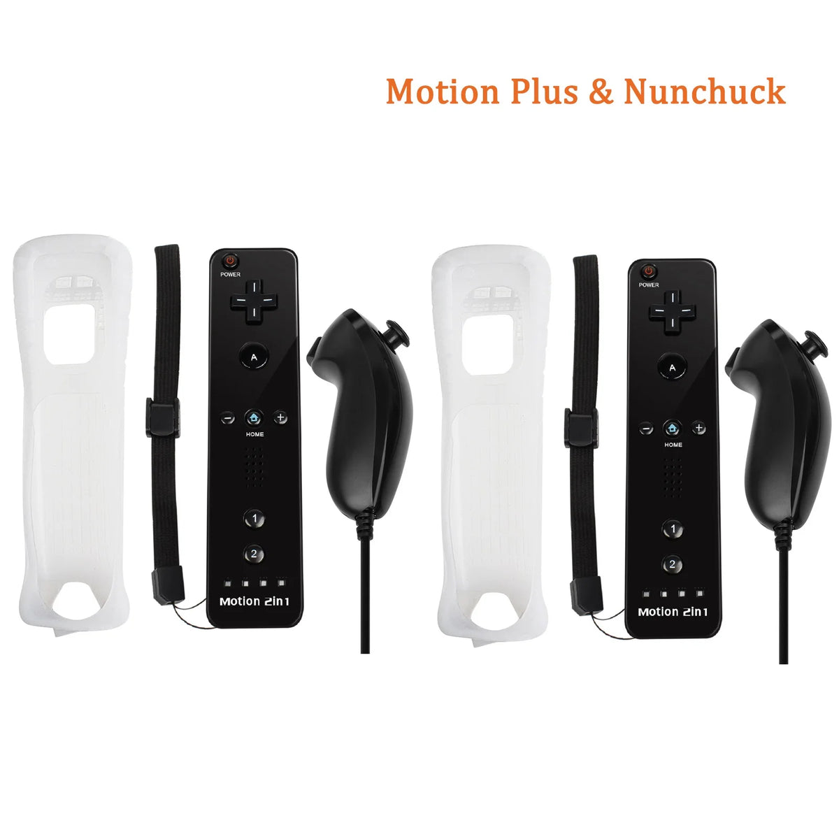Compatible with Nintendo Wii & Wii U Game Gamepads Nunchuck Controller Joystick Gamepad Replacement for wii Nunchuck Controller