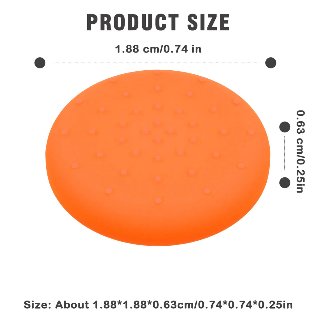 2 Pcs Silicone Rubber Protective Skin Joystick Grip Grips Cap For Switch 2 Controller Rocker Cover