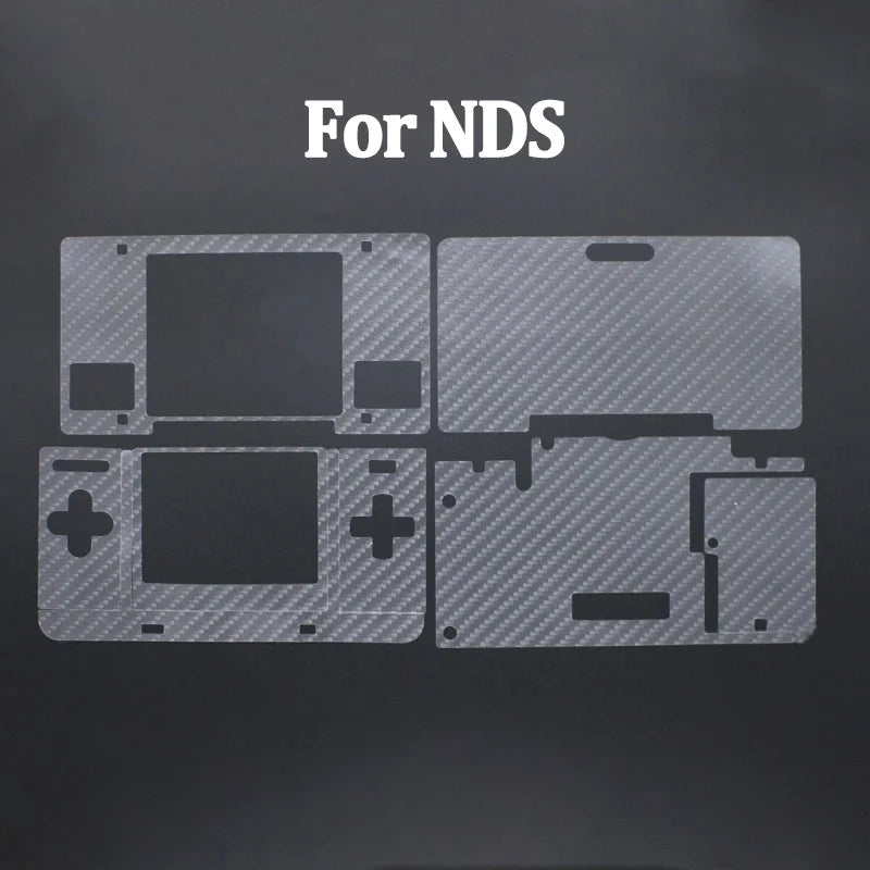 1PC Anti Scratch Carbon Fiber Full Body Skin Sticker Protective Film For 2DS/3DS/New 2DSXL/3DSXL/NDSL/NDSI XL/Switch/2/Oled/Lite