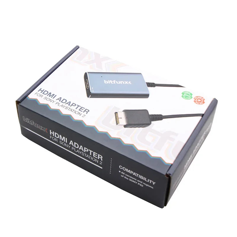 2024 PS2 to HDMI Converter For PS2 PS1 PlayStation 1/2 Game Consoles With RGB to YPbPr Switch
