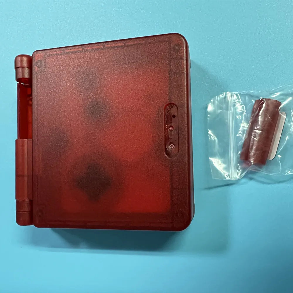 New Shell Case for GBASP Housing GBA SP Shell with Buttons and Sticker Sets Replacement for Gameboy Advance SP Game Accessories