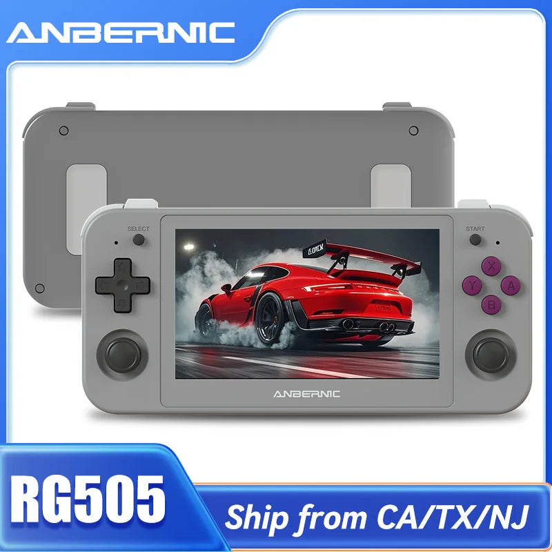 Anbernic RG505 Android 12 Handheld, 4.95-inch OLED, Hall Sticks