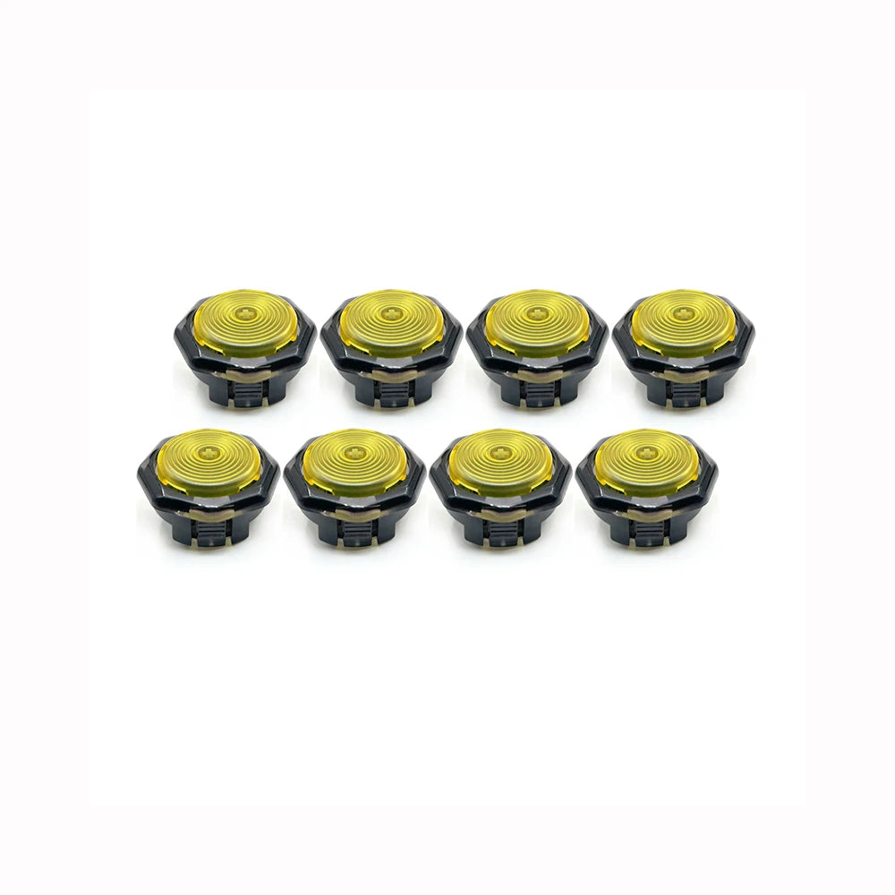 Sinoarcade 8pcs Low Profile Arcade Buttons, Kailh Hot-Swap