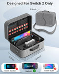 STARTRC Case for Nintendo Switch 2, Pro Controller, 18 Cards