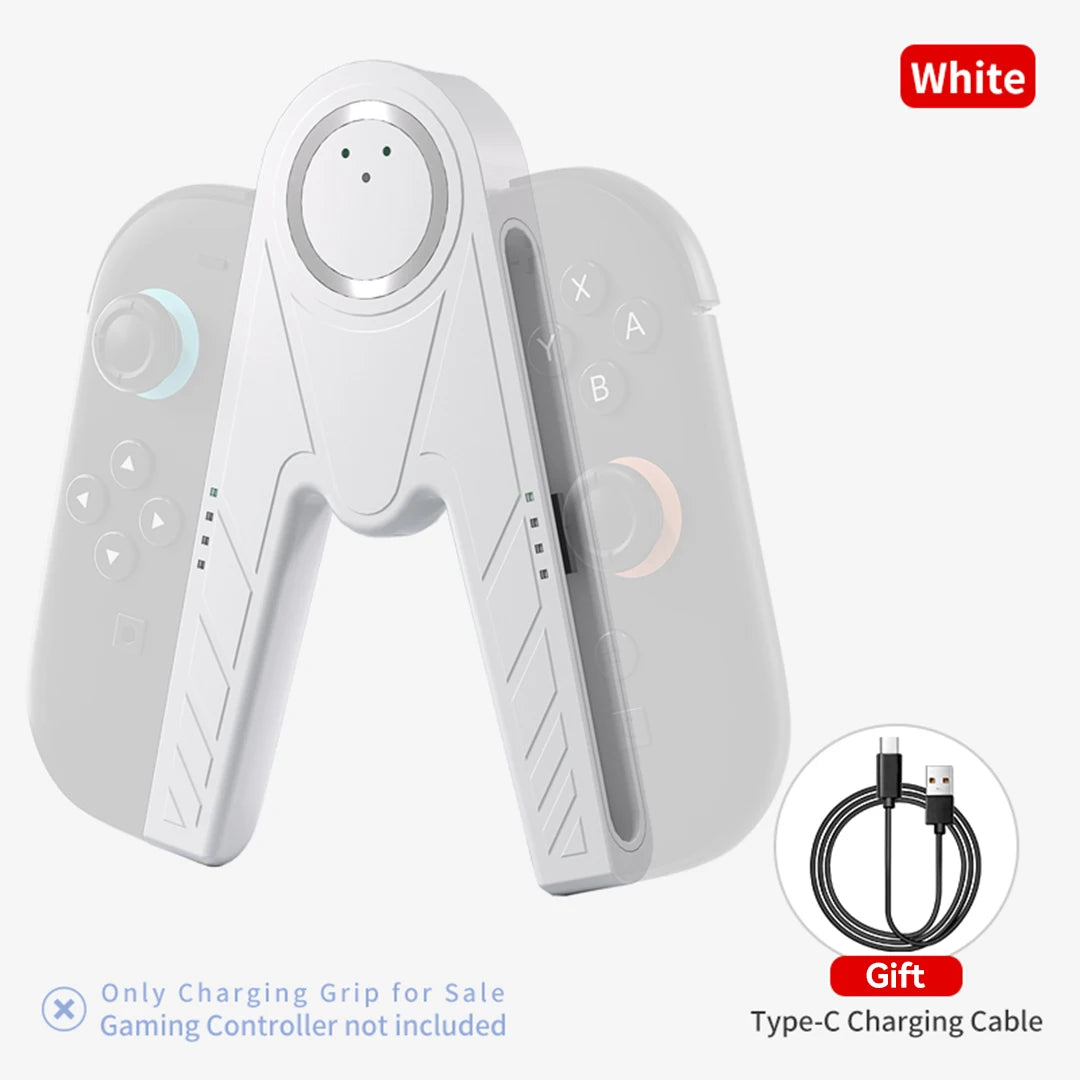 Magnetic Switch 2 Charging Grip Plug and Play Portable Joy-Con2 Controller Charger for Switch 2 Joy-Con 2 Gaming Accessories