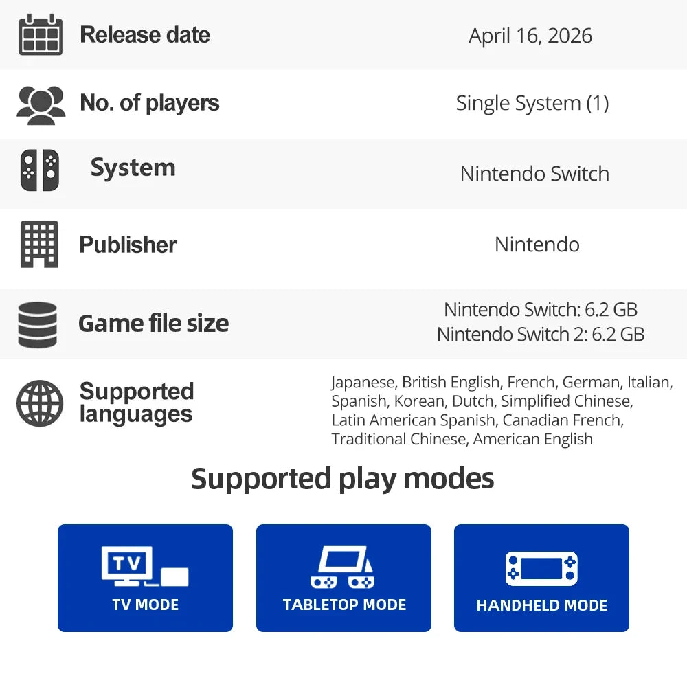 Tomodachi Life™ Living the Dream -Nintendo Switch Game Deals - Solid Game Cassette Support For Multiple Languages