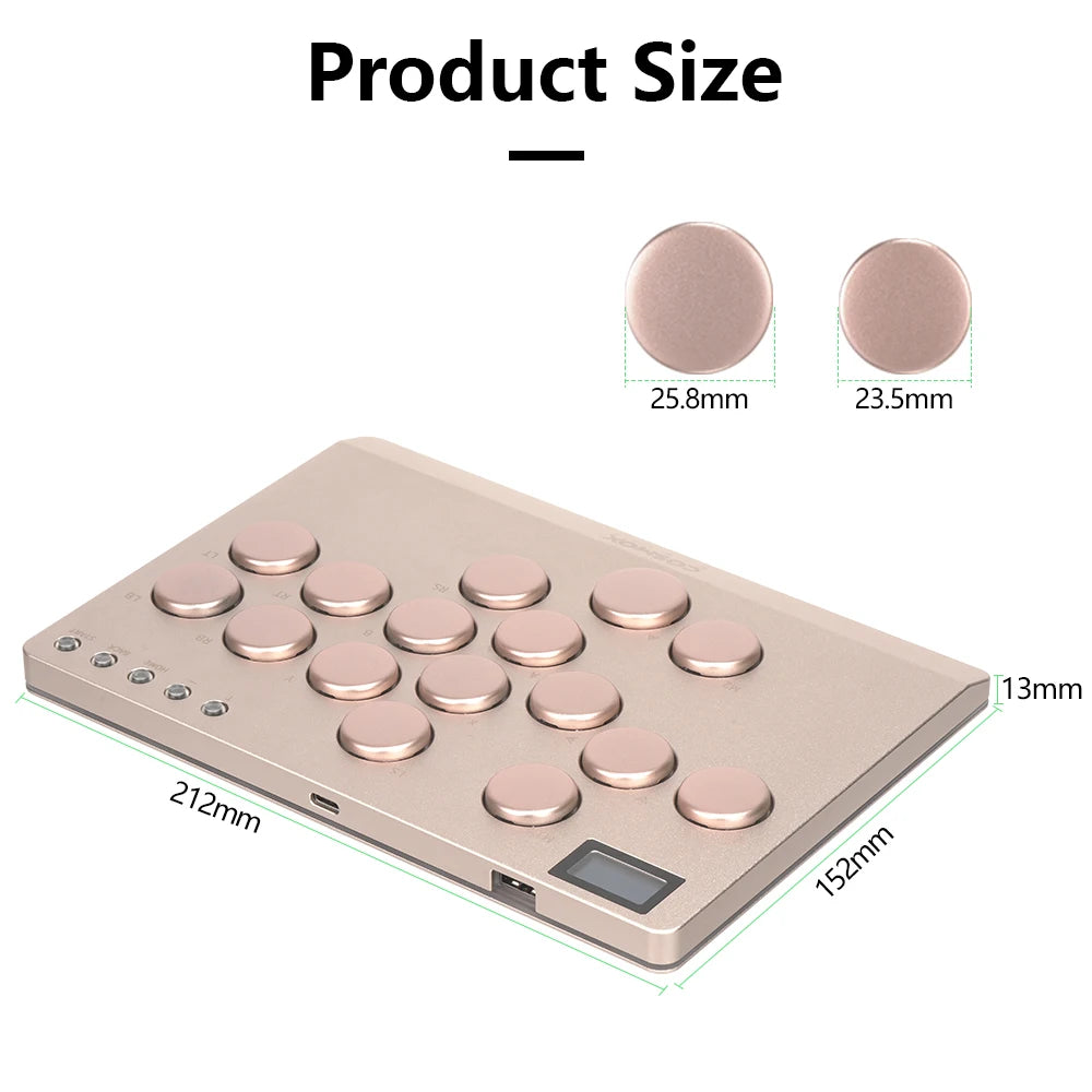 Haute42 COSMOX M-Lite Leverless Hitbox Controller for PC/PS4/PS5