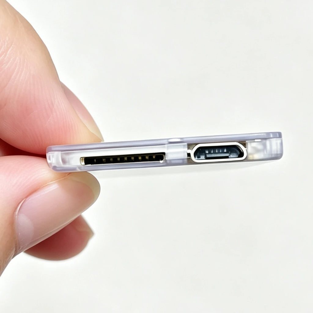 DSpico Open-Source Reader Cart, Black/Clear Shell for NDS/DSi