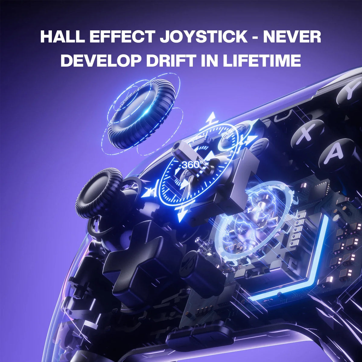 NYXI Master P1 Wireless Controller, Hall Effect, PC/Switch 2