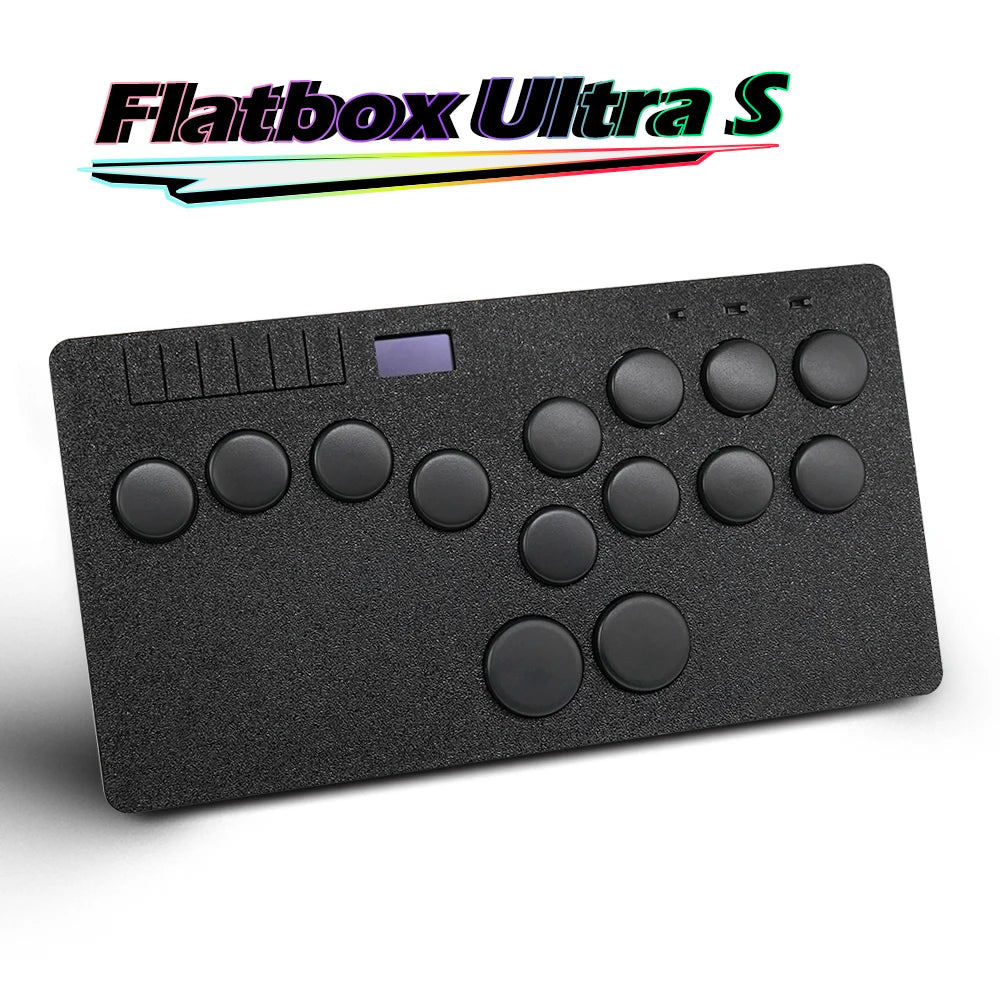Flatbox Ultra S Stickless Controller Hitbox For P5 Arcade Joystick Hitbox For PS4/PC/NS/Steam With Kaih Low Profile Switch